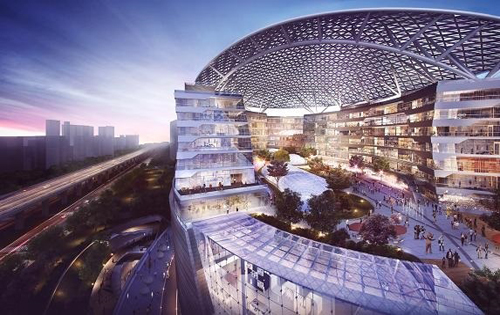 华远中心周边环境